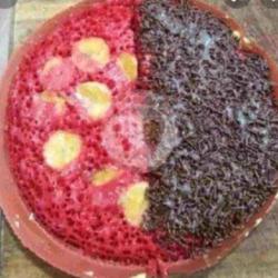 Martabak Redvelvet Pisang Coklat Susu