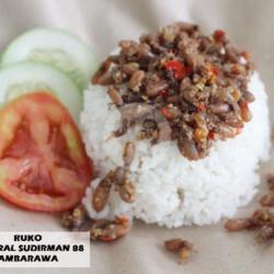 Nasi Sambal Baby Cumi