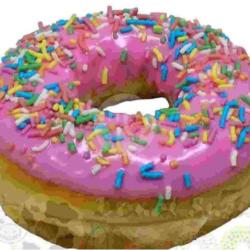 Donat Strawberry Rainbow