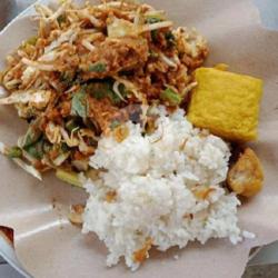 Lotek Mentah   Tahu   Nasi