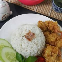 Paket Nasi Udang Crispy Sambal Tempoyak