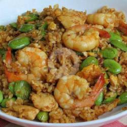 Nasi Goreng Udang Pete   Telor