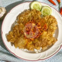 Nasi Telur Crispy Sambal Geprek