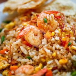 Nasi Goreng Seafood( Putih / Merah/ Coklat )