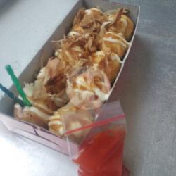 Takoyaki 10 Pcs Isi Stik Kepiting