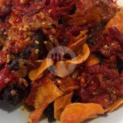 Dendeng Kripik Kentang Balado Merah 150gr