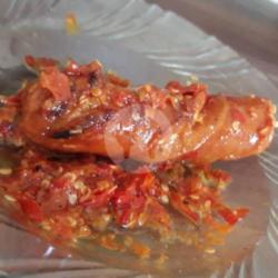 Sosis Goreng Sambel Geprek