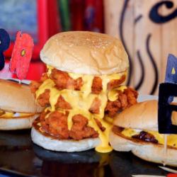 Triple Nashville Chicken Burger