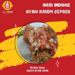 Nasi Indomie Ayam Krispi Geprek   Tahu