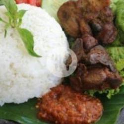 Nasi Atiampela,tempe,tahu,es Teh