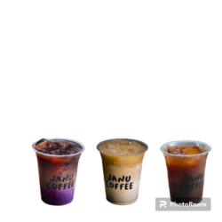 1 Cup Medium Taro Coffe   Vanila Latte   Americano Brown Sugar