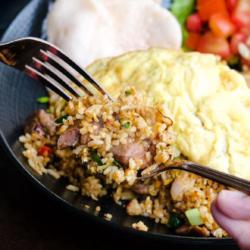 Nasi Goreng Shirataki Kambing