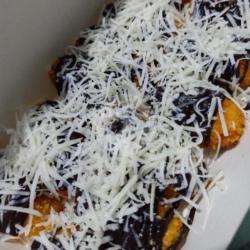 Pisang Crispy Coklat Keju