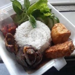 Paket Nasi Ati Ampela Goreng