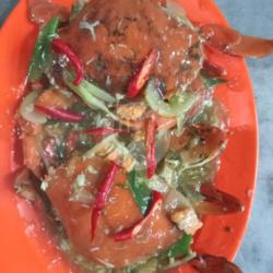 Kepiting Telor Saos Tiram (2 Ekor, Menu Andalan)