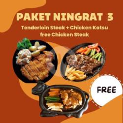 Tenderloin Steak   Chicken Katsu Free Chicken Steak