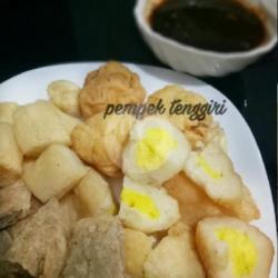 Pempek Campur (selam Lenjer/goreng)