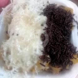 Ketan Pisang Susu Keju Coklat