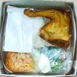 Nasi Box Ayam Paha  Kremes