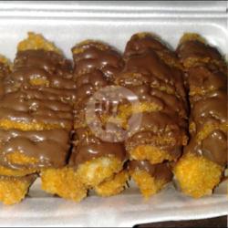 Pisang Keju Krispy Toping Coklat