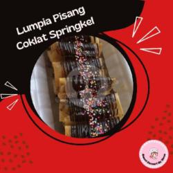 Lumpia Pisang Coklat Springkel