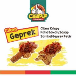 Ciken Geprek Paha Bawah/sayap