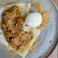 Panekoek With Caramelized Banana