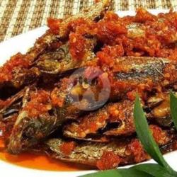 Nasi Dencis Sambal Sayur Daun Ubi Tumbuk