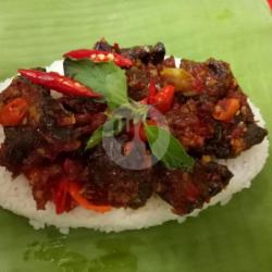 Nasi Bakar Paru Rica