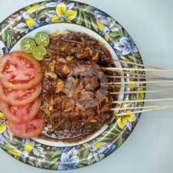 Sate Kulit Bumbu Kacang   Nasi