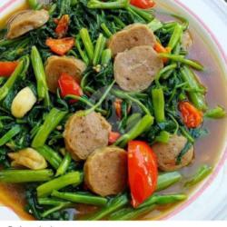 Tumis Kangkung Bakso