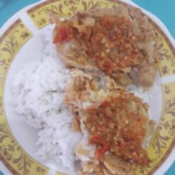 Nasi Ayam Tepung Penyet