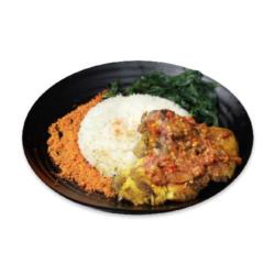 Nasi Ayam Geprek Rempah Panggang