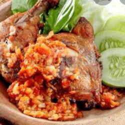 Ayam Goreng Cobek   Tahu Tempe Lalab