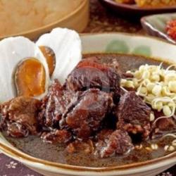 Nasi Rawon Biasa   Empal   Telor Asin