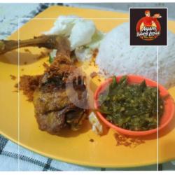 Nasi   Bebek Peking Goreng  (sambal Ijo)