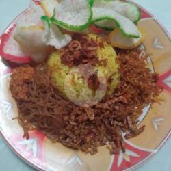 Nasi Kuning Kentang Orek