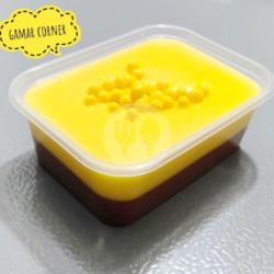 Puding Jagung Lapis Coklat