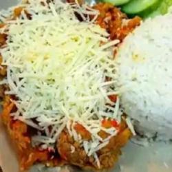 Chiken Katsu Sambal Geprek Keju Tanpa Nasi