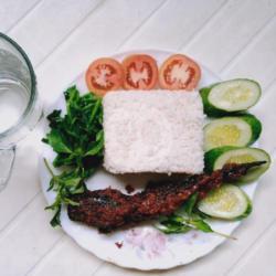 Nasi Lele Panggang Plus Tempe Sambal Merah / Hijau