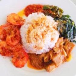 Nasi Padang Udang Tahu Balado