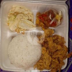 Kulit Ayam Crispy Paket Nasi