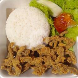 Nasi Usus Goreng Crispy