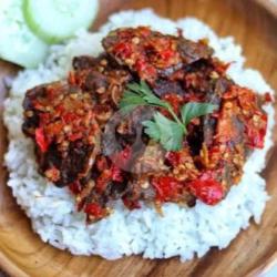 Paket Nasi Balado Paru Lezat