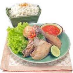 Spesial Nasi Ayam Geprek Pop Telur