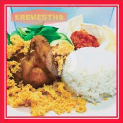 Nasi   Dada Sayap Kremes