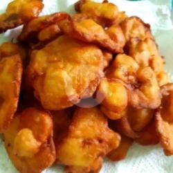 Pisang Uli Goreng Tepung Isi Keju Potong Bulat Isi 7 Psc