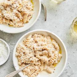 Authentic Fusilli Carbonara