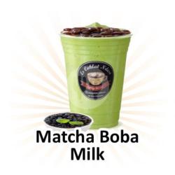 Matcha Boba Milk Reguler