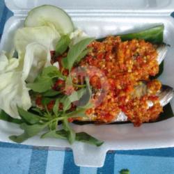 Ikan Katombo Bakar  Extra Pedas